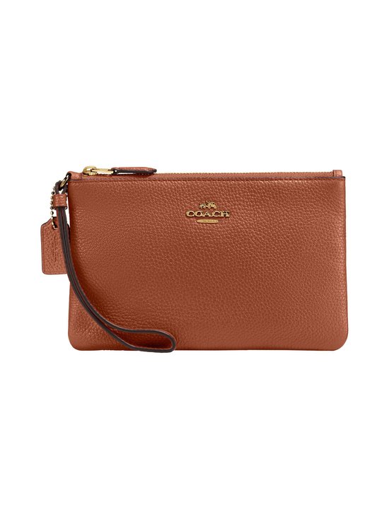 Boxed Pebbled Small Wristlet -nahkalaukku