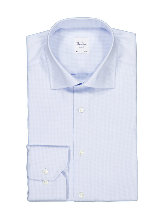Stenströms - Slimline-kauluspaita - 103 LIGHT BLUE CHECK | Stockmann - photo 1