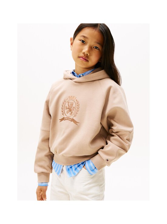 Tommy Hilfiger - Tonal Crest -collegehuppari - GUQ MALTED MILK | Stockmann - photo 4
