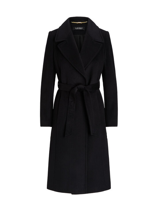 Lauren Ralph Lauren - Kietaisumallinen villakangastakki - 001 BLACK | Stockmann - photo 1