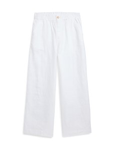 Polo Ralph Lauren - Wide-pellavahousut - DECKWASH WHITE | Stockmann