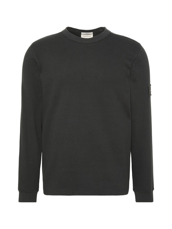 Calvin Klein Jeans - Trikoosärk Waffle Badge Crewneck - 8MN PIRATE BLACK | Stockmann - photo 1