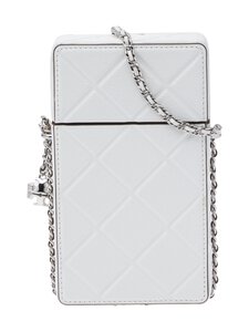 Tory Burch - Fleming Phone Crossbody -puhelinlaukku - 100 BLANC Tory Burch - Fleming Phone Crossbody -puhelinlaukku - 100 BLANC | Stockmann