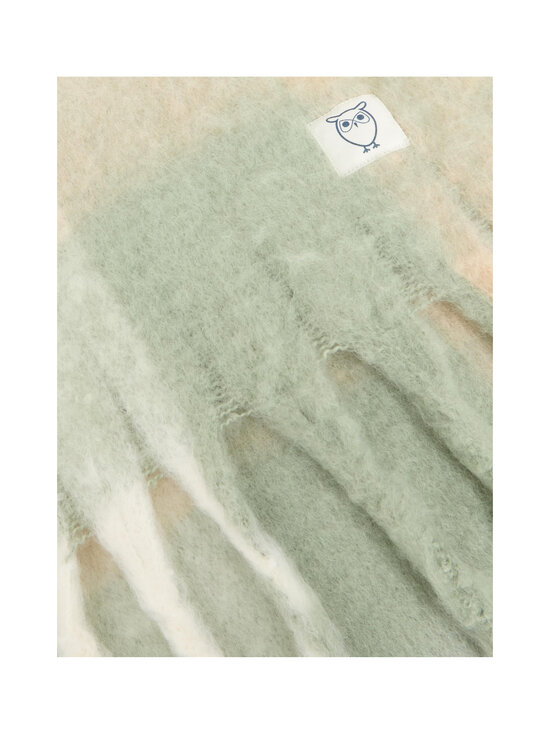 Knowledge Cotton Apparel - Hapsullinen huivi - 7010 LIGHT GREEN CHECK | Stockmann - photo 2