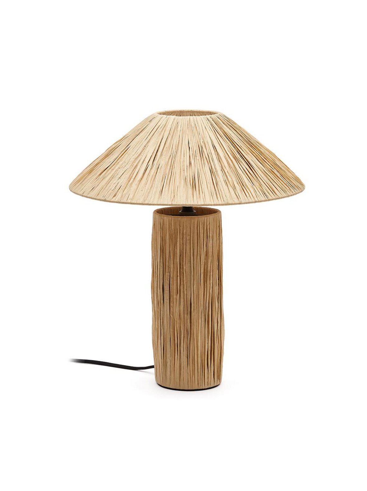 Samse-pöytävalaisin raffia-kuitu k 41 cm