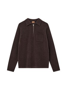 MOS MOSH - MMGryan Soft adīts džemperis - CHOCOLATE BROWN | Stockmann