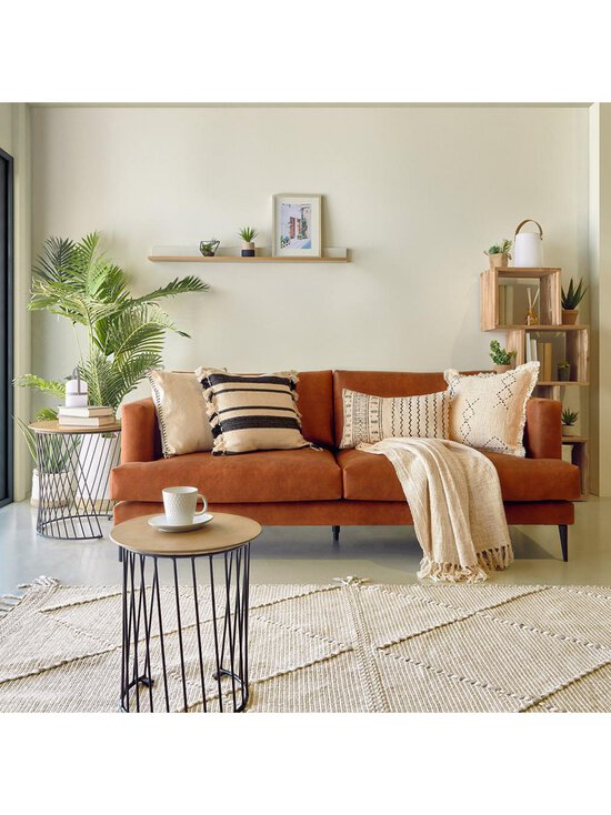 Kave Home - Abilen-seinähylly tammi/valkoinen 120 x 15 cm - BROWN | Stockmann - photo 5