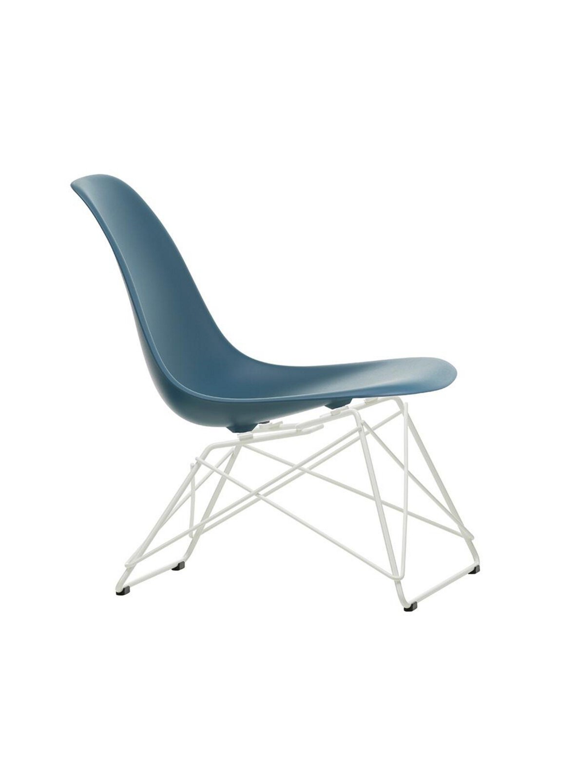 Eames lsr re -tuoli sea blue/valkoinen