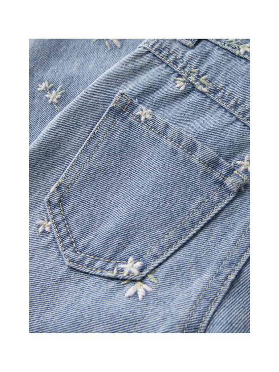 Name It - Teksapüksid NmfRose, laialõikelised - LIGHT BLUE DENIM DETAIL:FLOWER EMB | Stockmann - photo 4