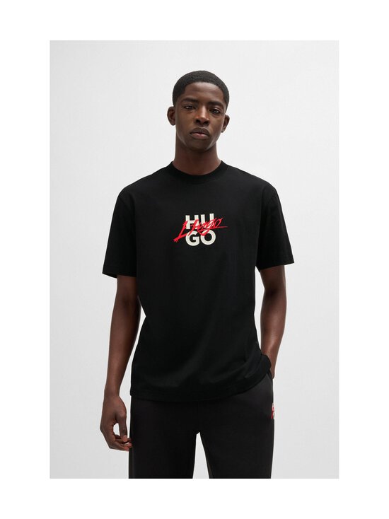 HUGO - Dlongny T-paita - 001 BLACK | Stockmann - photo 2
