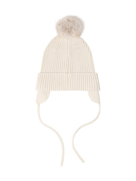 Lindex - Kõrvaklappidega müts Pom Pom - 1230 LIGHT BEIGE | Stockmann - photo 1