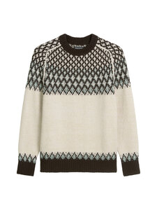 Marc O'Polo - Crew Neck Jacquard džemperis - 707 GRAY SILK | Stockmann