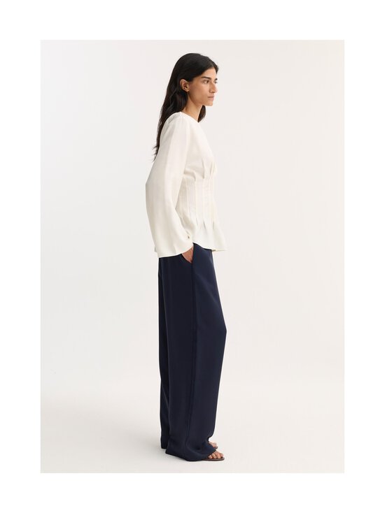 Róhe - Sculptural waisted -silkkipusero - 101_291 CREAM | Stockmann - photo 6