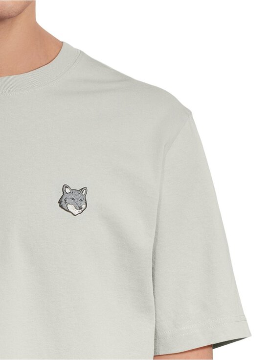 Maison Kitsuné - Fox Head Comfort t-paita - STONE GREEN | Stockmann - photo 4
