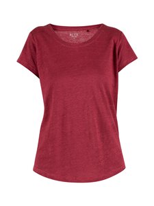 BLUE - Lotta- pellavainen t-paita - CRANBERRY | Stockmann