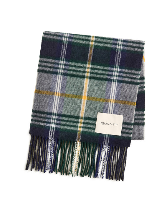 GANT - Checked Wool -huivi - 410 MARINE | Stockmann - photo 1