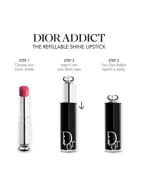 DIOR - Addict Shine Lipstick Refill -huulipuna, täyttöpakkaus - 862 DIO(R)EVOLUTION | Stockmann - photo 5