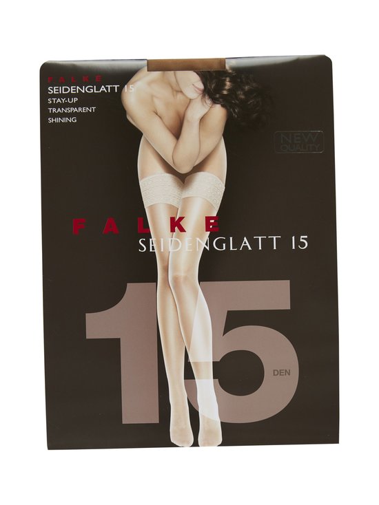 Seidenglatt-stay-up socks 15 den