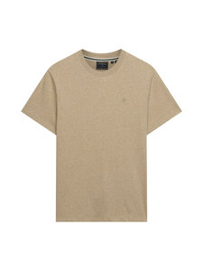 Superdry - Logo Embroidery t-paita - O5D TAN BROWN FLECK MARL/BEIGE | Stockmann