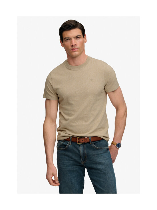 Superdry - Logo Embroidery t-paita - O5D TAN BROWN FLECK MARL/BEIGE | Stockmann - photo 2