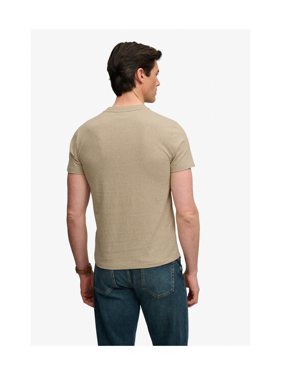Superdry - Logo Embroidery t-paita - O5D TAN BROWN FLECK MARL/BEIGE | Stockmann - photo 3