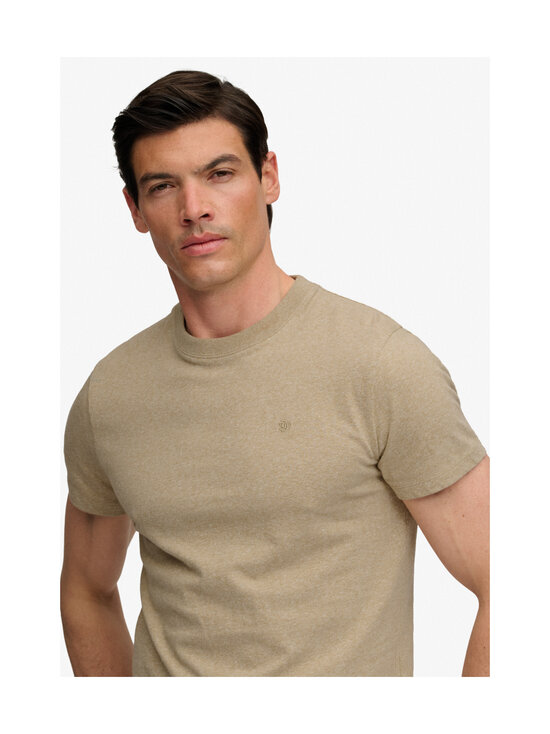 Superdry - Logo Embroidery t-paita - O5D TAN BROWN FLECK MARL/BEIGE | Stockmann - photo 4