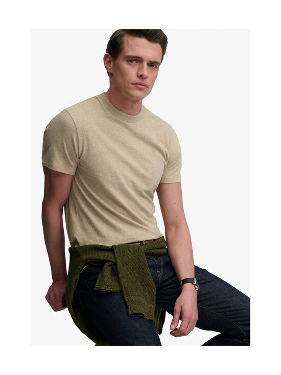 Superdry - Logo Embroidery t-paita - O5D TAN BROWN FLECK MARL/BEIGE | Stockmann - photo 5