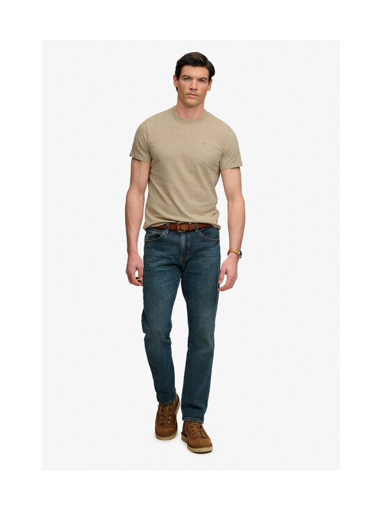 Superdry - Logo Embroidery t-paita - O5D TAN BROWN FLECK MARL/BEIGE | Stockmann - photo 7