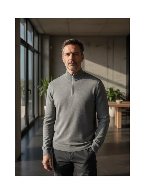 Only & Sons - OnsWyler Life Half Zip džemperis - MEDIUM GREY MELANGE | Stockmann - photo 3