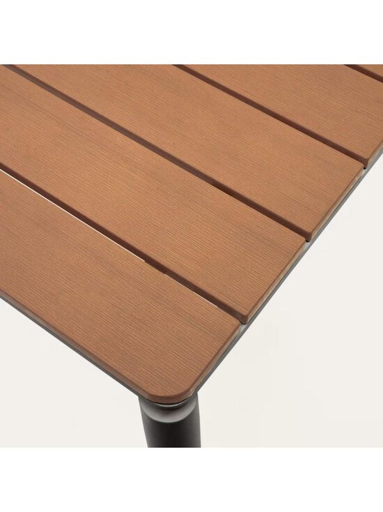 Kave Home - Canyelles- jatkettava ruokapöytä - MUSTA,RUSKEA | Stockmann - photo 4