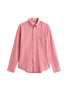 GANT - Triiksärk Regular Cotton Linen - 622 ROSE PINK | Stockmann