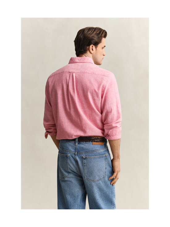 GANT - Triiksärk Regular Cotton Linen - 622 ROSE PINK | Stockmann - photo 3