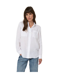 Repeat - Pellavainen paitapusero - 1001 WHITE | Stockmann