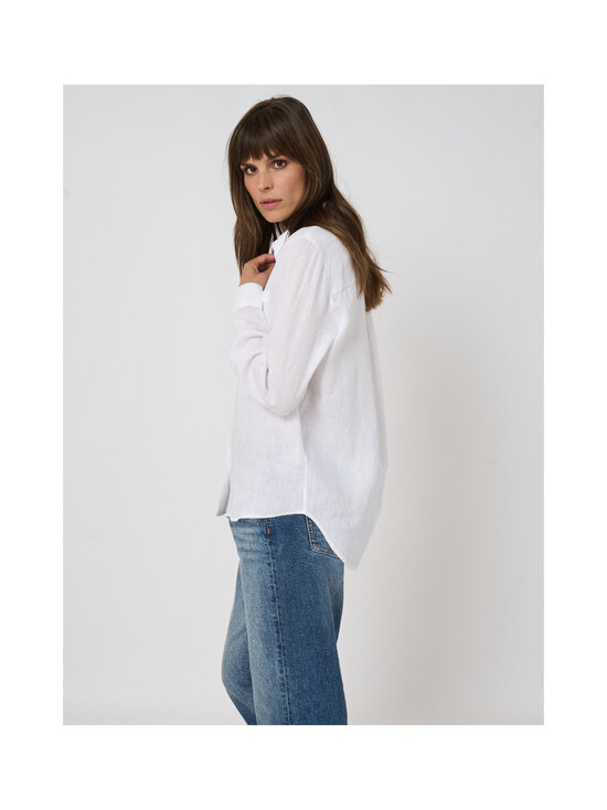 Repeat - Pellavainen paitapusero - 1001 WHITE | Stockmann - photo 3