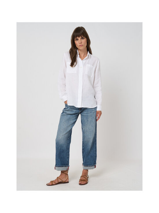 Repeat - Pellavainen paitapusero - 1001 WHITE | Stockmann - photo 4