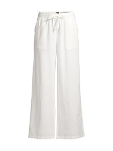 Tommy Jeans - TJW Linen -pellavasekoitehousut - YBL ECRU | Stockmann