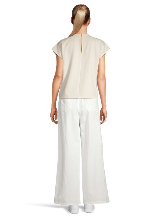 Tommy Jeans - TJW Linen -pellavasekoitehousut - YBL ECRU | Stockmann - photo 4