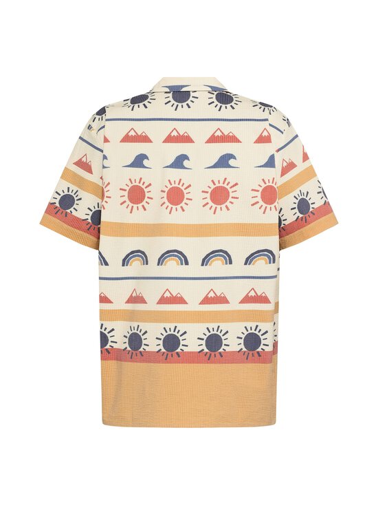 Knowledge Cotton Apparel - Box Fit Seersucker -kauluspaita - 9932 MULTI COLOR AOP | Stockmann - photo 2