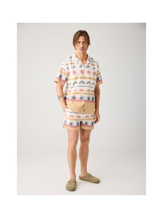 Knowledge Cotton Apparel - Box Fit Seersucker -kauluspaita - 9932 MULTI COLOR AOP | Stockmann - photo 3