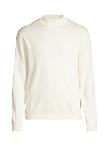 Calvin Klein Menswear - Merino Mock Neck -neule - YAC ANTIQUE WHITE | Stockmann