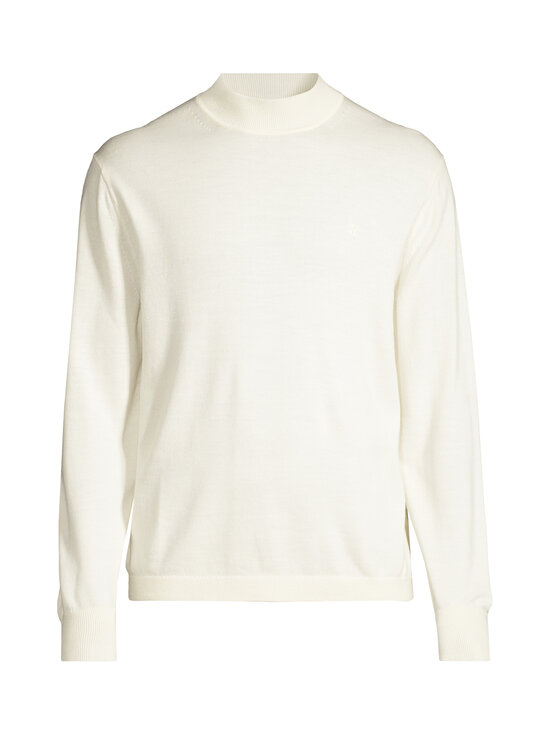 Calvin Klein Menswear - Merino Mock Neck -neule - YAC ANTIQUE WHITE | Stockmann - photo 1
