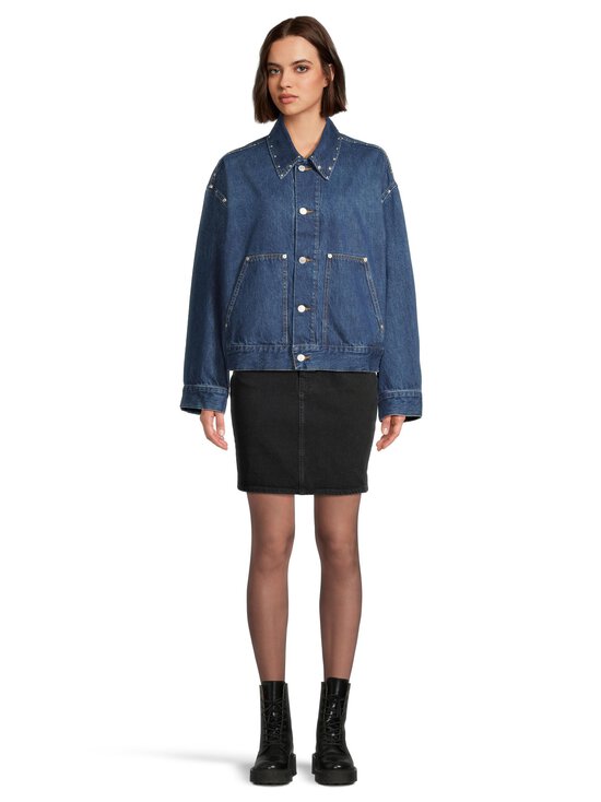 7 For All Mankind - Cropped With Carpenter Details -farkkutakki - LE BLUE - photo 2 7 For All Mankind - Cropped With Carpenter Details -farkkutakki - LE BLUE | Stockmann - photo 2