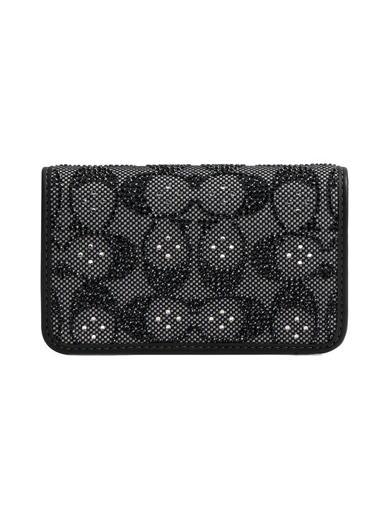 Coach - Essential Slim In Crystal Signature Jacquard -korttikotelo - LH/BLACK | Stockmann - photo 1