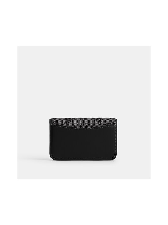 Coach - Essential Slim In Crystal Signature Jacquard -korttikotelo - LH/BLACK | Stockmann - photo 2