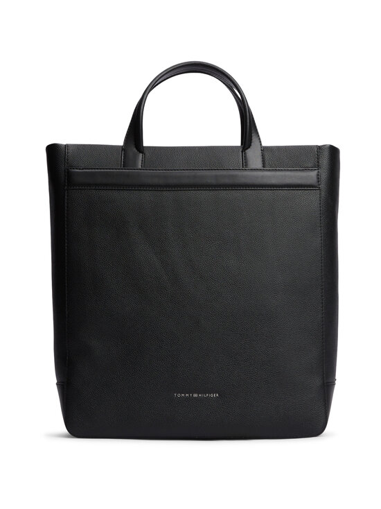 Tommy Hilfiger - Business Leather Tote -laukku - BDS BLACK | Stockmann - photo 1