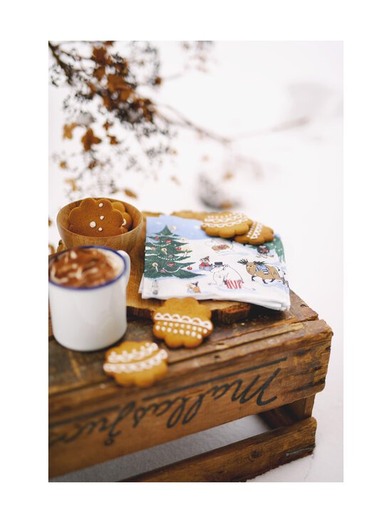 Havi - Moomin Joulun Ihmemaa salvetes 33 cm, 20 gab. - WHITE | Stockmann - photo 4