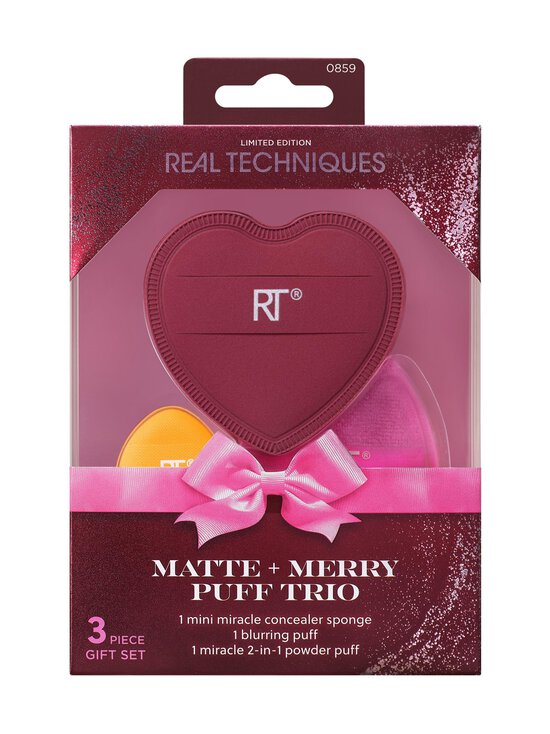 Real Techniques - Matte + Merry Puff Trio -meikkisienipakkaus - NOCOL | Stockmann - photo 3