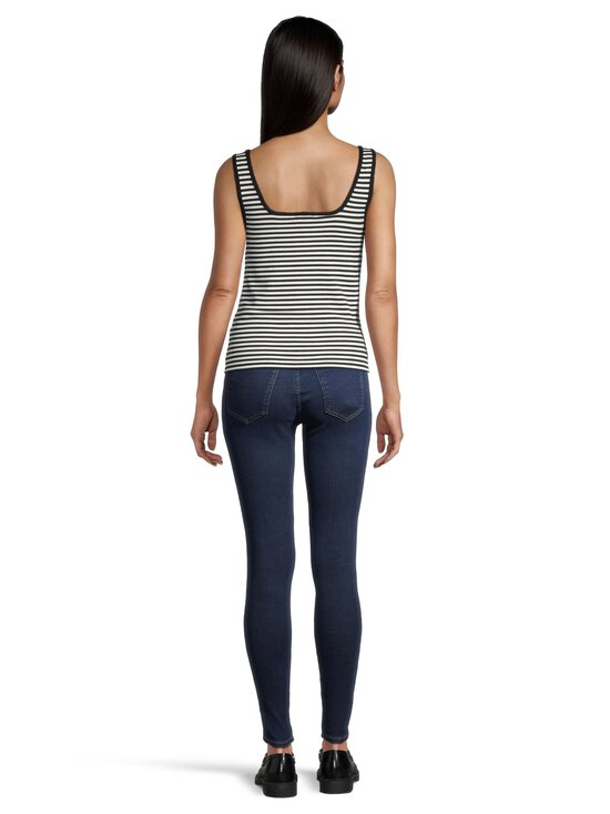 Tommy Hilfiger - Slim Tank tops - 0AP ECRU/ BLACK FINE STP - photo 3 Tommy Hilfiger - Slim Tank tops - 0AP ECRU/ BLACK FINE STP | Stockmann - photo 3