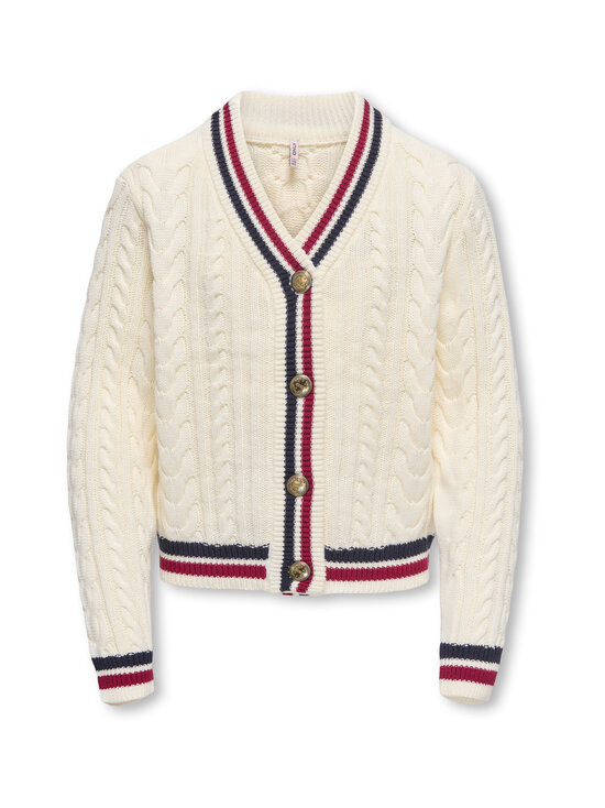 KIDS ONLY - KogJanny School -neuletakki - TOFU DETAIL:RUMBA RED/NIGHT SKY EDGES | Stockmann - photo 1