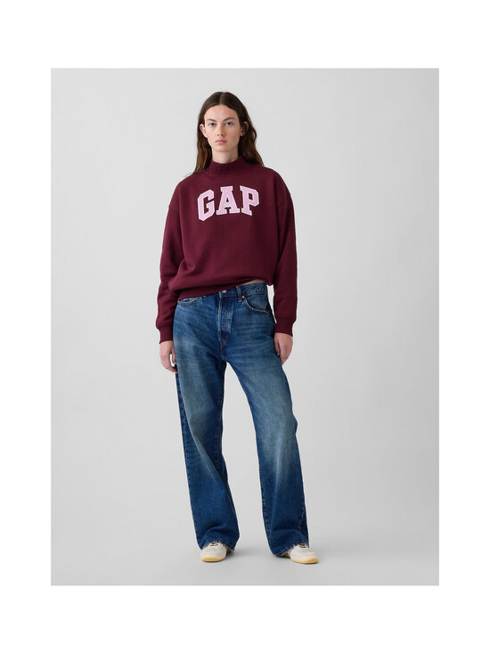 GAP - Logo Oversized Mockneck tunika - BURGUNDY 185 | Stockmann - photo 3